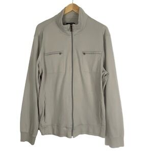 STRUCTURE Neutral Cotton Utility Jacket